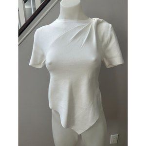 NWT HELMUT LANG Twist Asymmetric T-shirt Small
